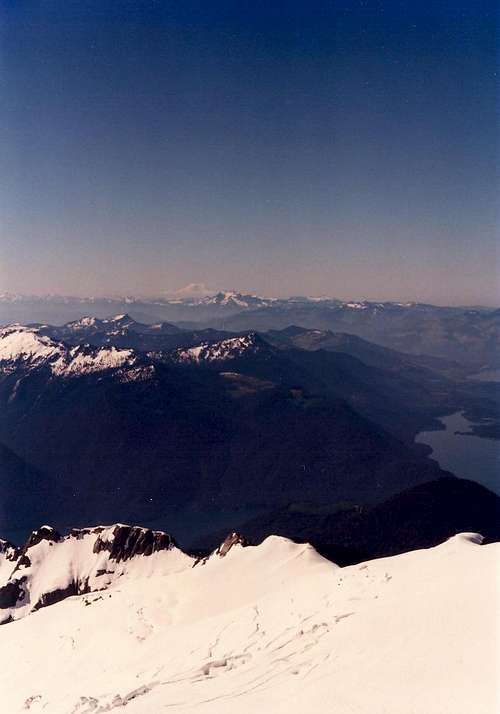 South view over Sulphide Glacier