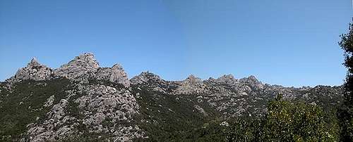 Overview Monte Limbara -...