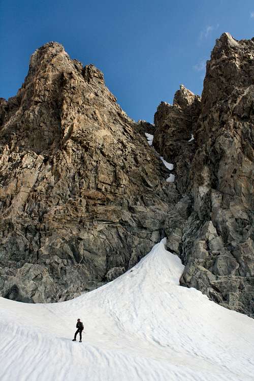 South Couloir from Sphinx Glacier
