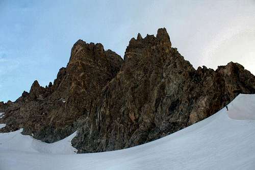 Mount Woodrow Wilson from Sphinx Glacier