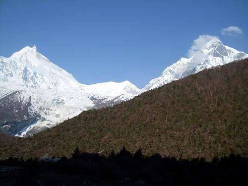 View of Himalayas...
