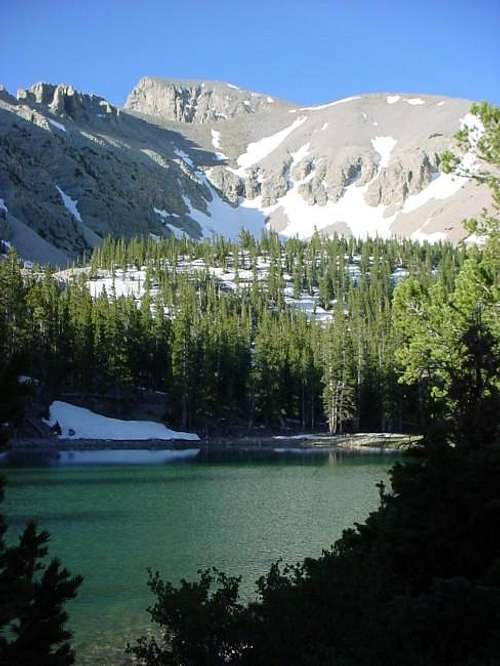 Teresa Lake with Wheeler Peak...