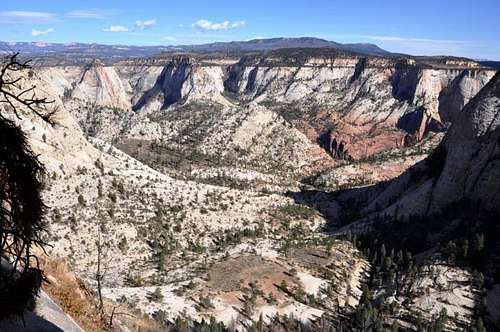 View from the West Rim Trail near the Spring