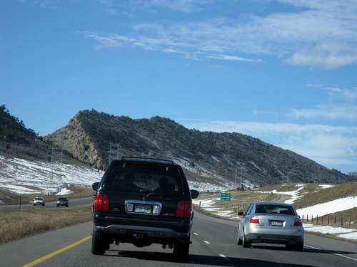 Driving to Mount Glennon on US 470