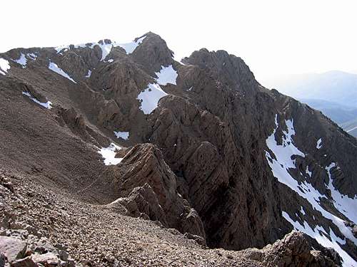 Point 4010 m, SW Face
