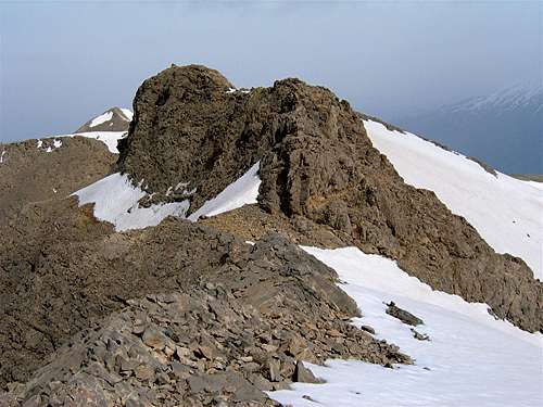 SW Face of Point 4010 m