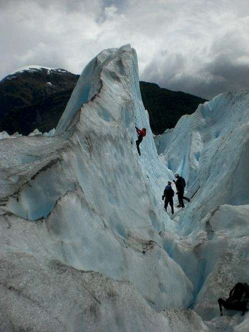 Ice Climbing on the Exploradores Glacier