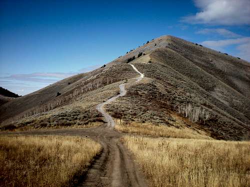 South side of Sharp Mountain