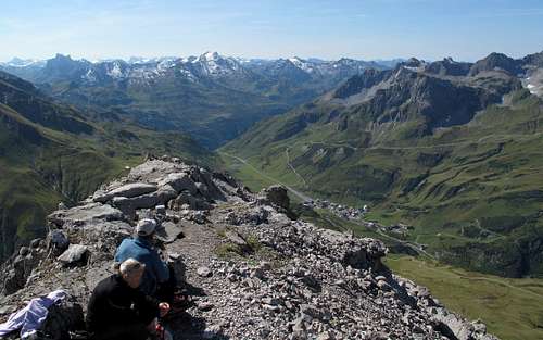 On top of the Rüfispitze