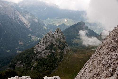 Monte Geu and part of the ascent route