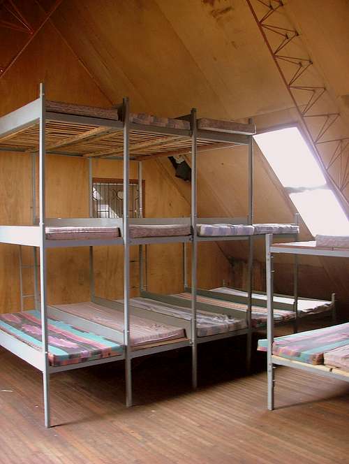 Refuge's bunkbeds.