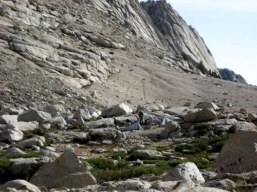 Scree above Clyde Meadow