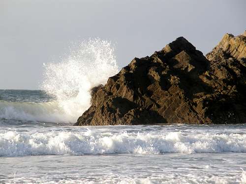 Caswell Bay Rocks and Waves