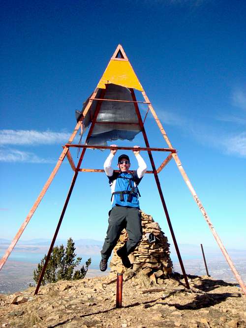 The Haggard Looking Triangulation Structure on SF Peak, Utah