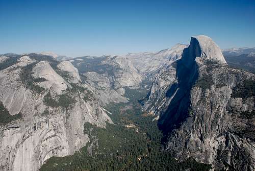 Half Dome from Glacial Point