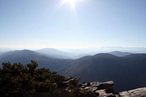West side of Linville Gorge from Hawksbill