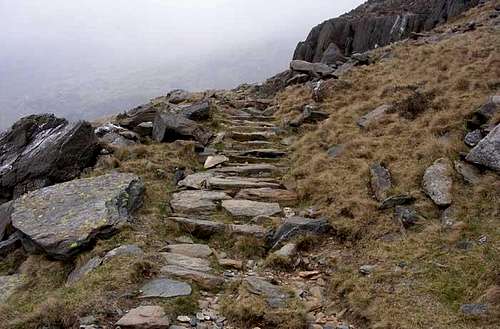 Watkin Path to Snowdon and Y Lliwedd