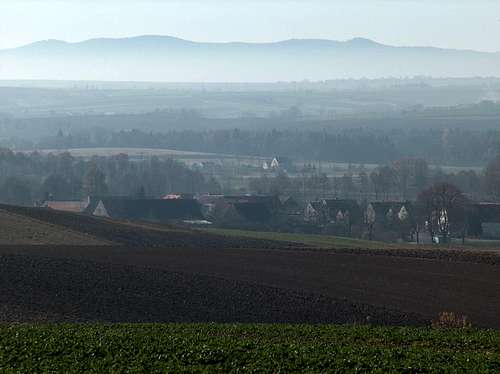 Bardzie hills (west part) from the Strzelin hills