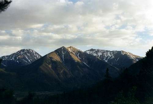 Rinker Peak with Twin Peaks...