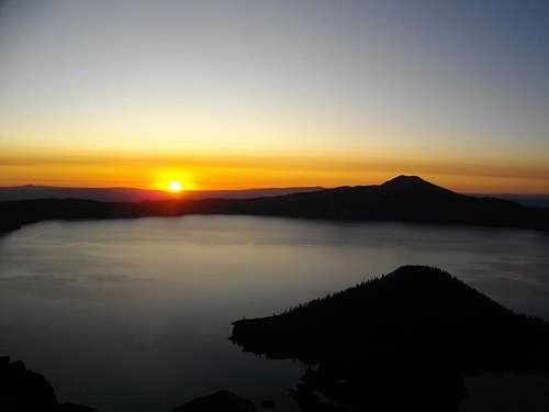 Crater Lake Sunrise