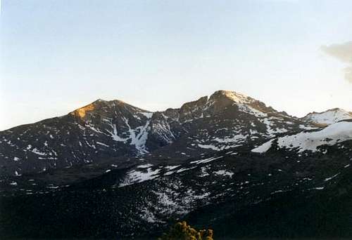 Longs Peak along with Mt....