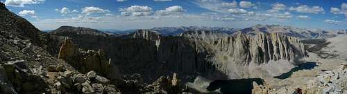West from Mount Whitney