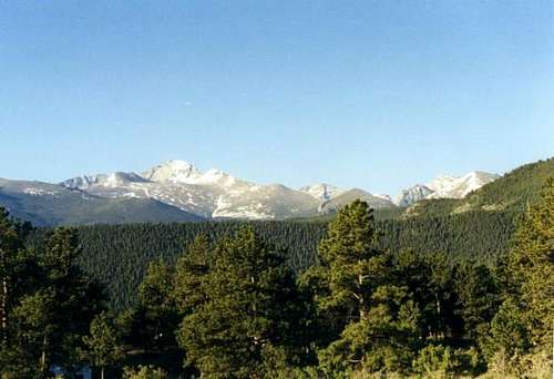 Longs Peak from Moraine Park...