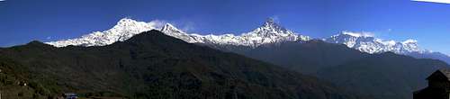 Annapurna range panorama
