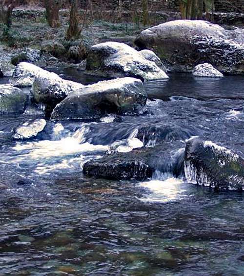 Afon Glaslyn in Winter