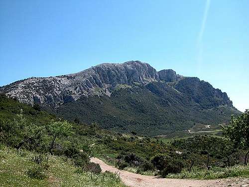 Monte Turuddo (1127m) seen...