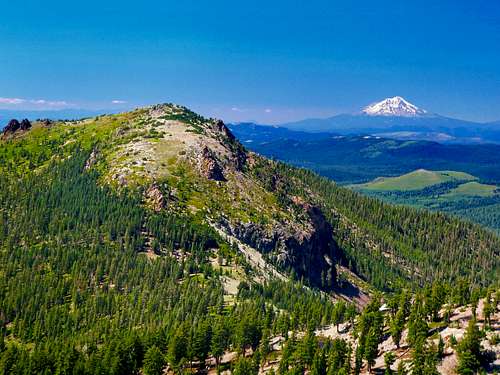 Loomis Peak and Mt. Shasta