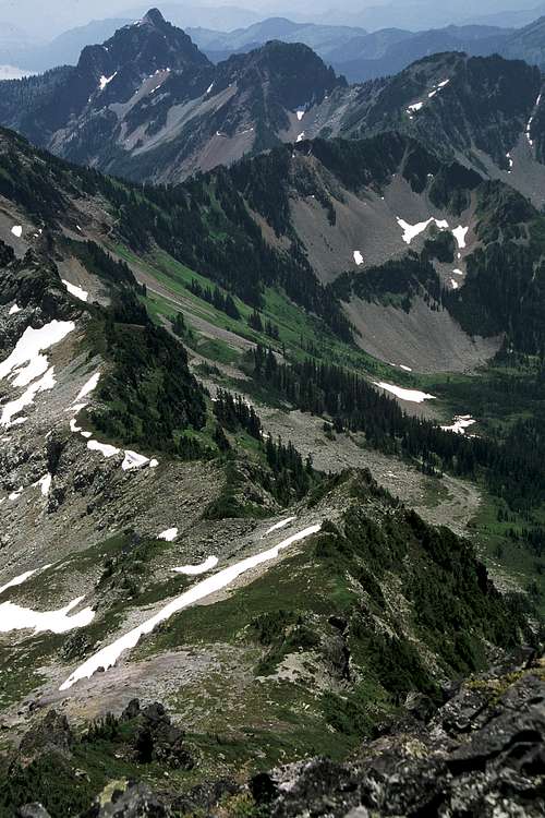 Chikamin Ridge from Chikamin Peak
