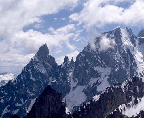 The Aiguille Noir de Peuterey...