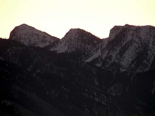 Haystack Peak from Star Valley