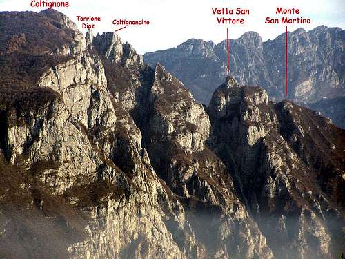 The ridge of Coltignone