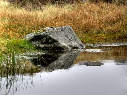 Rock reflections - Rhinns of Kells