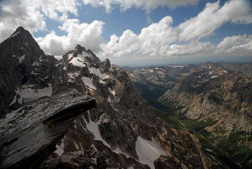 Cascade Canyon, Grand Teton National Park (From top of Mt. Teweenot)