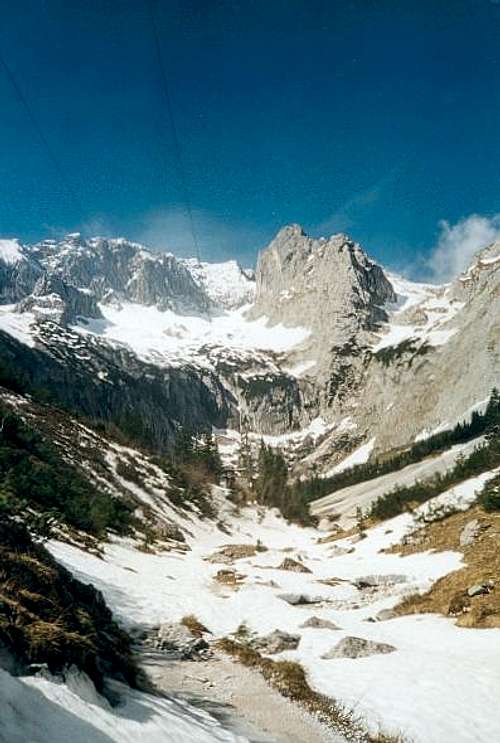 Zugspitze (middle) view from...