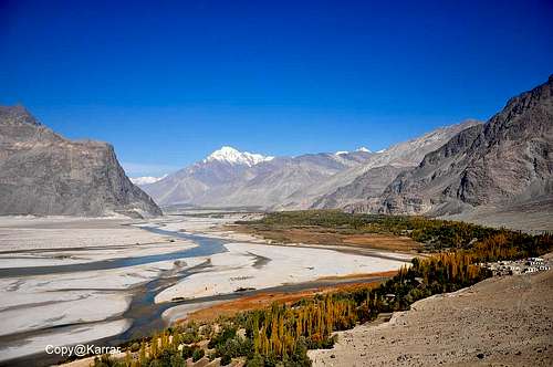 Shigar Valley Baltistan during Autumn
