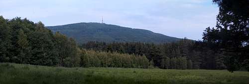Ślęza from the Oleszeńskie hills