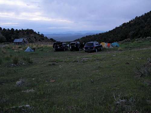 Morey Town Camp for NE Hike