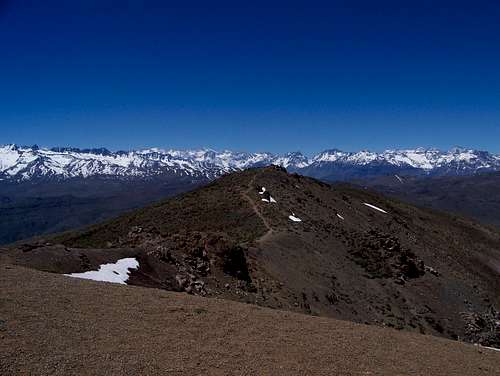 The summit of Cerro Provincia