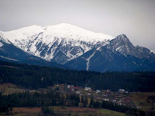 Czerwone Wierchy i Giewont