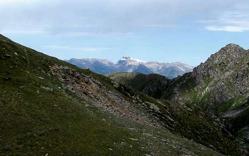 View to the Bernese Wildhorn from above the Lacs des Vaux