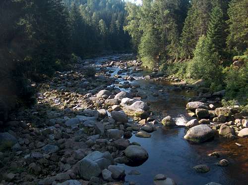 The Izera river near Harrachov