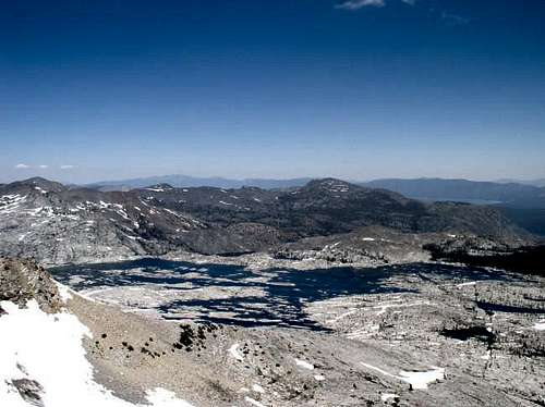 Lake Aloha from the summit of...