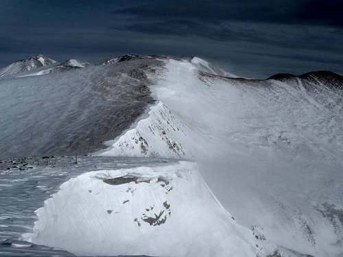 Mount Flora as viewed from Colorado Mines Peak