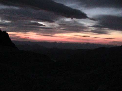 Sunrise from top of Mount Borah