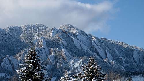 Frosted flatirons