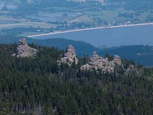 The Pielgrzym rocks (the 